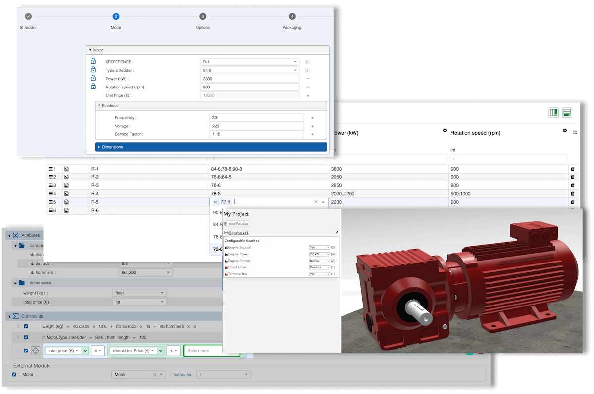 Product and service configurator