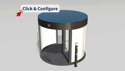 Revolving door configurator