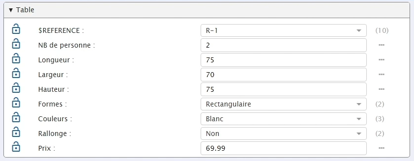 Screenshot of a the initial solution in the run view
