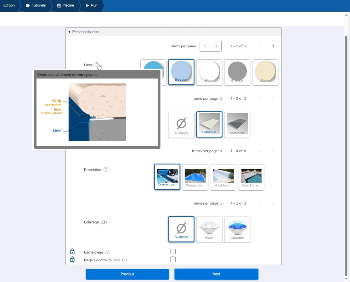 Screenshot of a diagram displayed during configuration