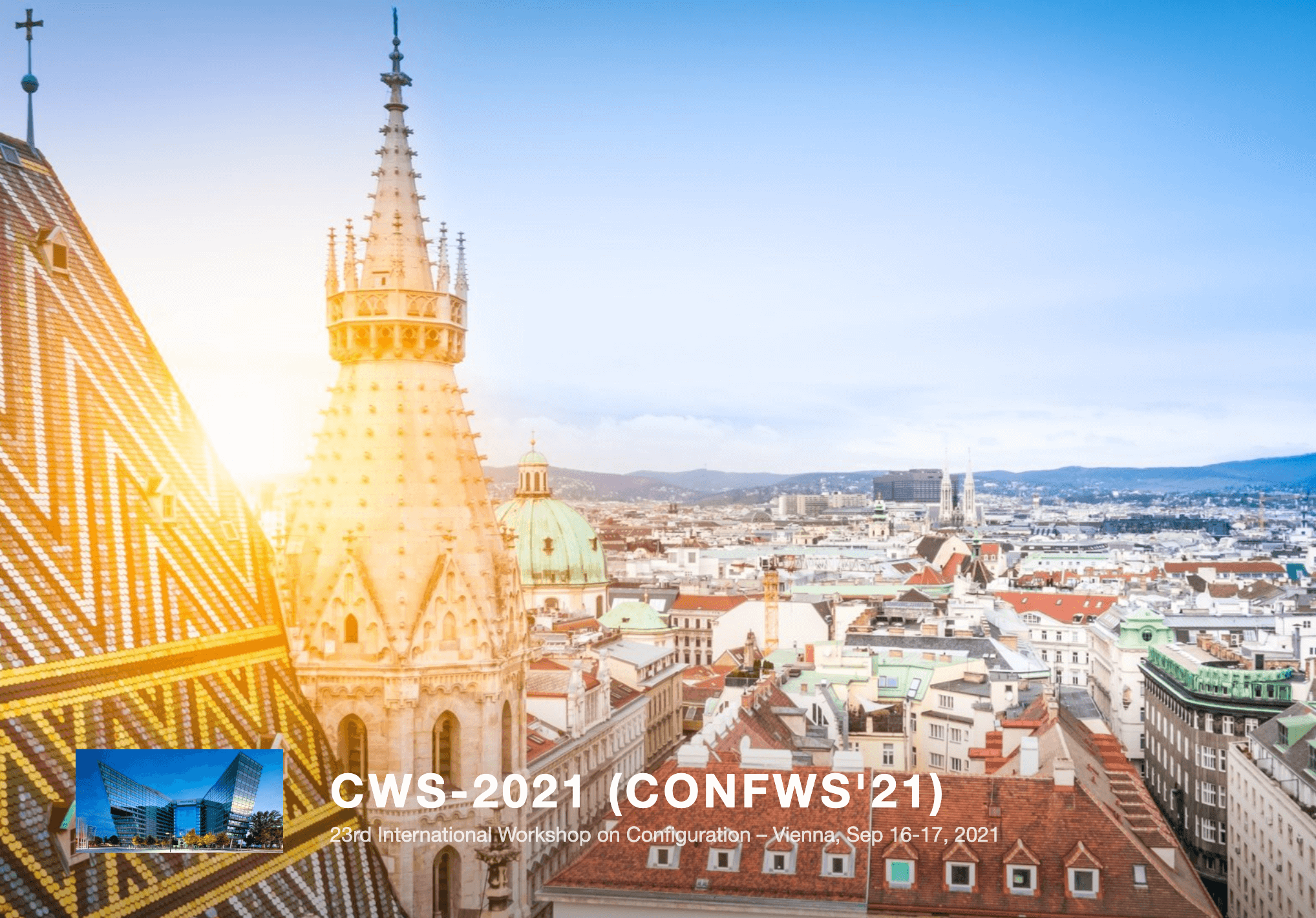 23rd International Workshop on Configuration – Vienna, Sep 16-17, 2021